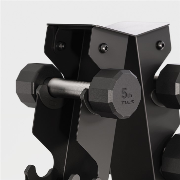 12-SIDED RUBBER DUMBBELLS high quality